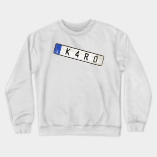 Karo - License Plate Crewneck Sweatshirt